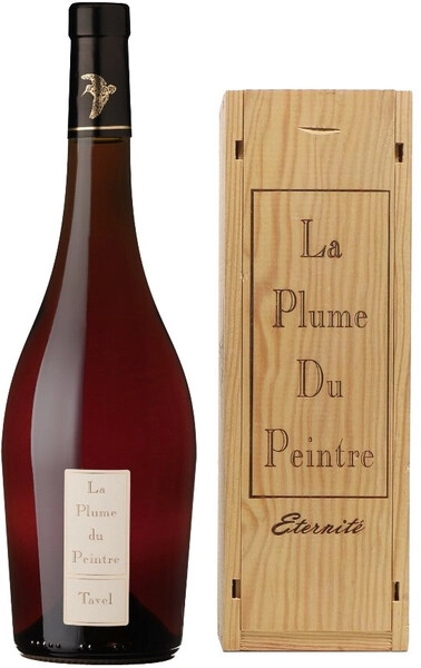 Вино Domaine de la Mordoree, Tavel La Plume du Peintre AOP, 2022, wooden box