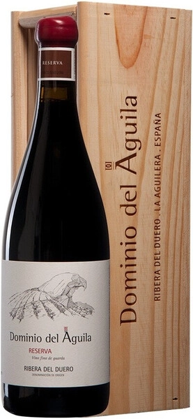 Вино Dominio del Aguila, Tinto Reserva, Ribera del Duero DO, 2018, wooden box