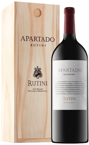 Вино Rutini, Apartado Gran Malbec, 2016, wooden box, 1.5 л