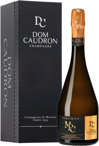 Шампанское Dom Caudron, Sublimite MPC Extra Brut, Champagne AOC, gift box
