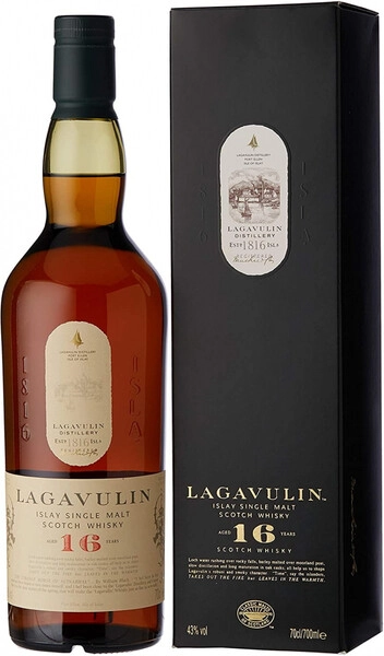 Виски Lagavulin 16 years old, gift box, 0.7 л
