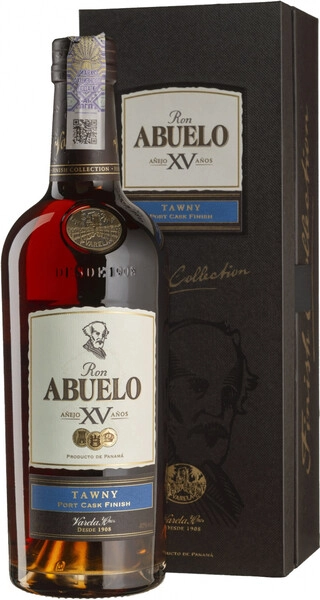 Ром "Abuelo" Anejo XV Anos, Tawny Port Cask Finish, gift box, 0.7 л