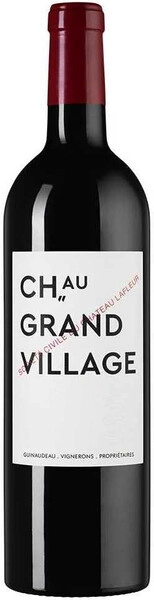 Вино "Chateau Grand Village" Rouge, Bordeaux AOC, 2020
