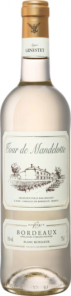 Вино Tour de Mandelotte Bordeaux AOP Blanc Moelleux, 2023