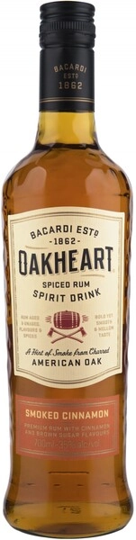 Ром Bacardi Oakheart Smoked Cinnamon, 0.7 л