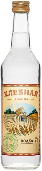 Водка КВКЗ, Хлебная долина, 250 мл
