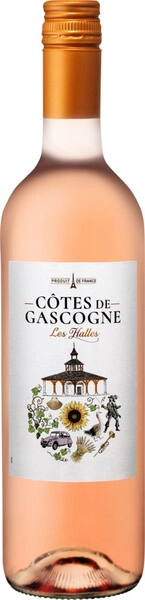 Вино Plaimont, Les Halles Cotes de Gascogne Rose IGP, 2020