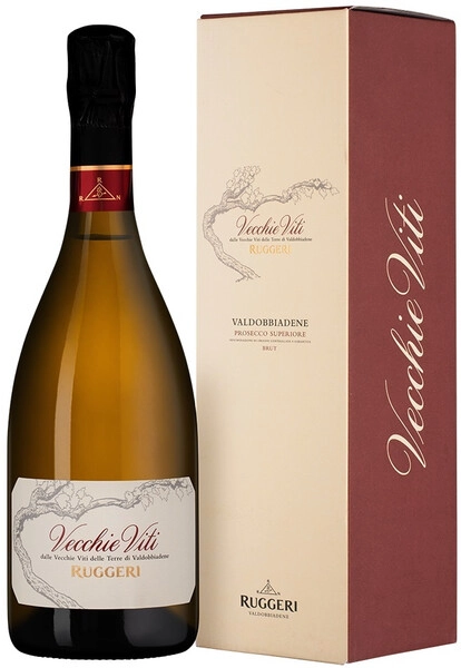 Игристое вино Ruggeri, Vecchie Viti Valdobbiadene Prosecco Superiore DOCG, 2024, gift box