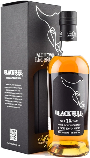 Виски Black Bull 18 Years, Nick Faldo Limited Edition, gift box, 0.7 л
