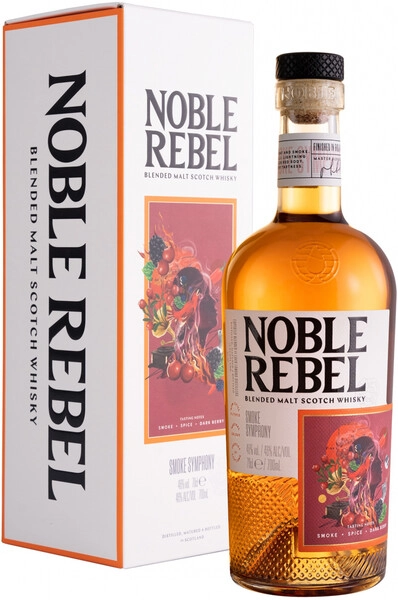 Виски Noble Rebel Smoke Symphony Blended Malt, gift box, 0.7 л
