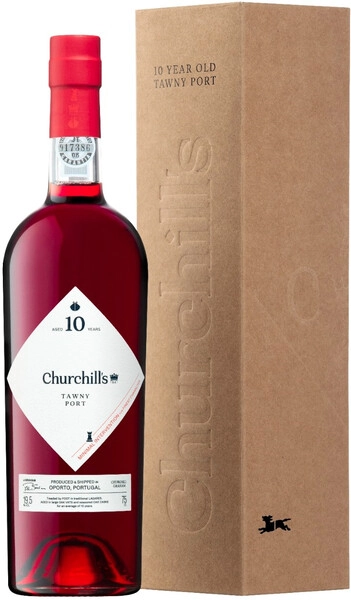 Портвейн Churchill's, Tawny Port 10 Years Old, gift box
