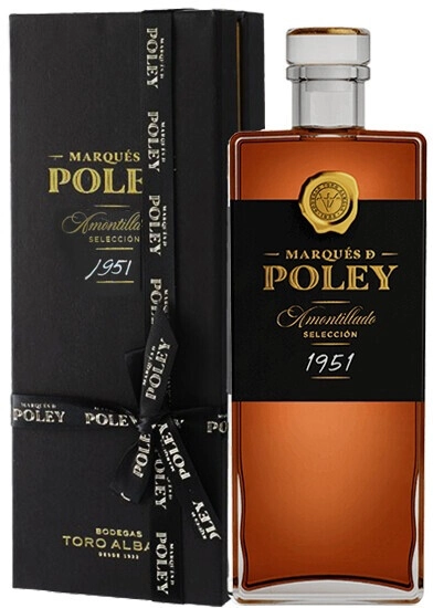 Вино Toro Albala, "Marques de Poley" Amontillado Seleccion, Montilla-Moriles DO, 1951, gift box, 200 мл