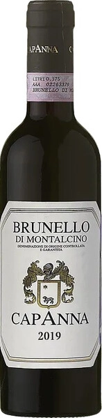 Вино Capanna, Brunello di Montalcino DOCG, 2019, 375 мл