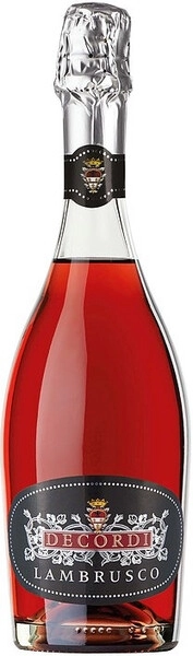 Игристое вино Decordi Rosato Amabile, Lambrusco dell'Emilia IGT