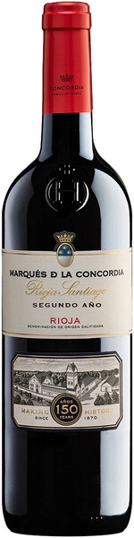 Вино Marques de la Concordia, Rioja Santiago Segundo Ano, Rioja DOC