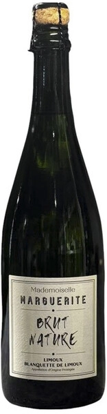 Игристое вино Mademoiselle Marguerite Blanquette de Limoux AOP Brut Nature, 1.5 л