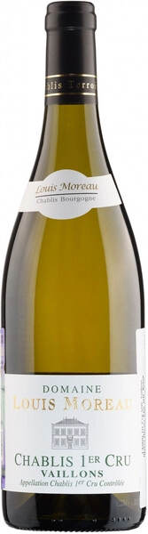 Вино Domaine Louis Moreau, Chablis Premier Cru "Vaillons" AOC, 2023