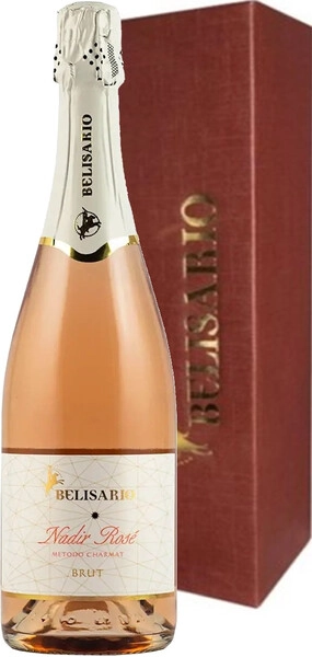 Игристое вино Belisario, Cuvee Nadir Rose Brut, gift box, 1.5 л