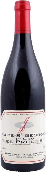 Вино Domaine Jean Grivot, Nuits-St-Georges 1er Cru AOC Les Pruliers, 2020