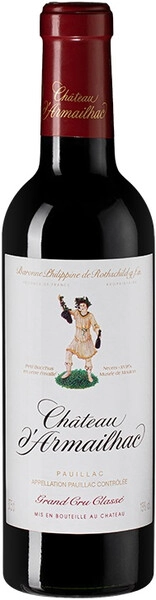 Вино Chateau d'Armailhac, Pauillac AOC 5-me Grand Cru Classe, 2011, 375 мл