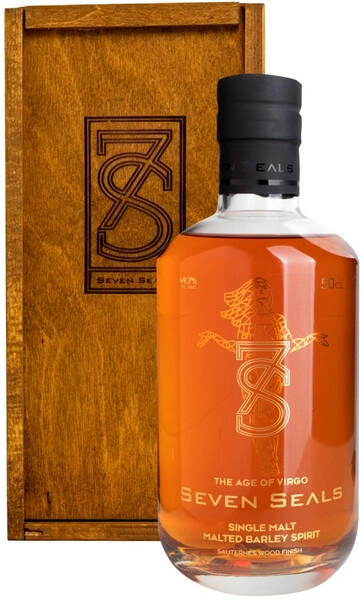 Виски Seven Seals Zodiac The Age of Virgo Single Malt, wooden box, 0.5 л