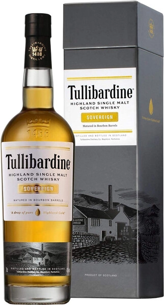 Виски Tullibardine, Sovereign, gift box, 0.7 л