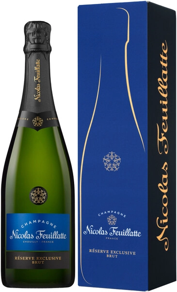 Шампанское Nicolas Feuillatte, Reserve Exclusive Brut, gift box