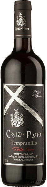 Вино Cruz de Plata Tempranillo Seco, Tierra de Castilla IGP