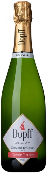Игристое вино Dopff au Moulin, Cremant d'Alsace Cuvee Julien Brut