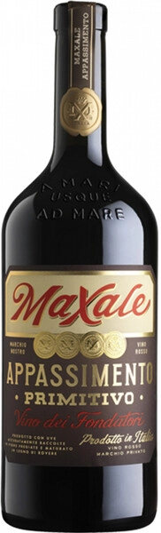 Вино Maxale Appassimento Primitivo, Puglia IGP, 2022