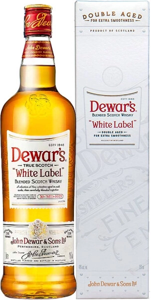 Виски Dewar's White Label, gift box, 1 л