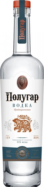 Водка "Полугар" Традиционная, 1 л