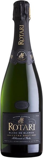 Игристое вино Rotari, Blanc de Blancs Extra Brut, Trento DOC, 2018