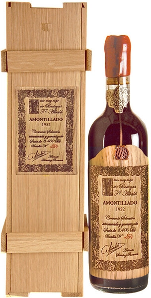 Вино Toro Albala, Marques de Poley Amontillado Seleccion, Montilla-Moriles DOP, 1952, wooden box