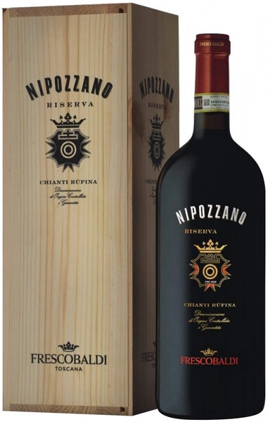 Вино Nipozzano Chianti Rufina Riserva DOCG, 2017, wooden box, 1.5 л