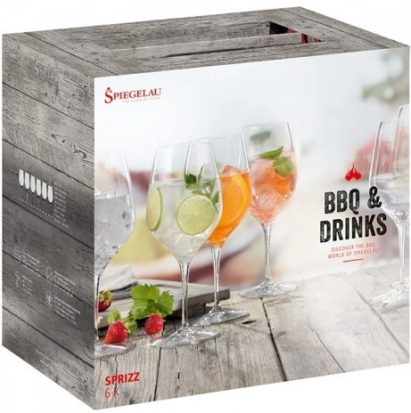 Бокалы Spiegelau, BBQ & Drinks Sprizz, Set of 6 pcs, 0.65 л