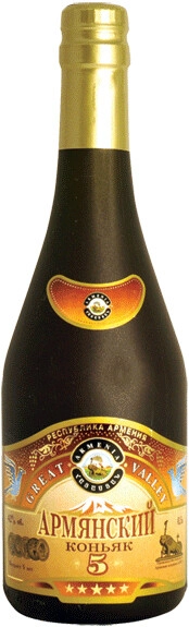 Коньяк Armenian Cognac Great Valley 5 Stars, 200 мл