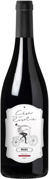 Вино Cesar et Rosalie Malbec, Pays d'Oc, 2022