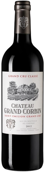 Вино Chateau Grand Corbin, Saint-Emilion Grand Cru Classe AOC, 2012