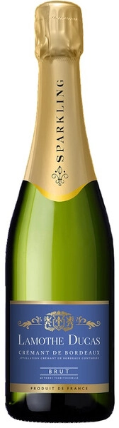 Игристое вино Lamothe Ducas Cremant de Bordeaux AOP, 2022