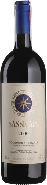 Вино Sassicaia, Bolgheri Sassicaia DOC 2000