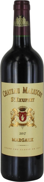 Вино Chateau Malescot St.Exupery AOC 3-em Grand Cru Classe, 2017