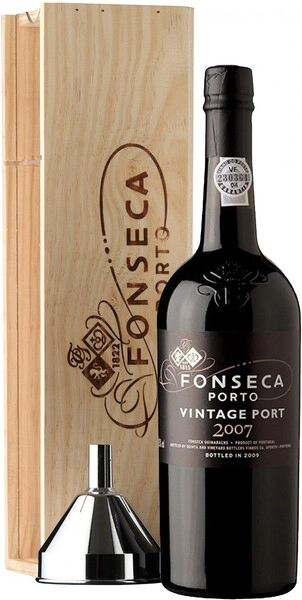 Портвейн Fonseca, Vintage Port, 2007, wooden box
