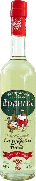 Ликер Драники На зубровой траве, настойка горькая, 0.5 л