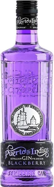 Джин Puerto de Indias Blackberry, 0.7 л