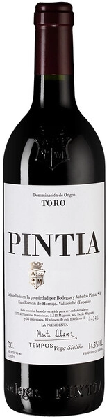 Вино "Pintia", Toro DO, 2020