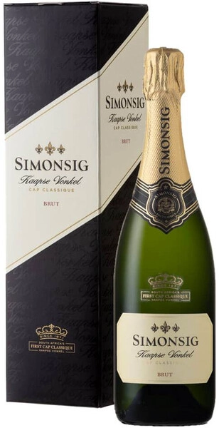 Игристое вино Simonsig, Kaapse Vonkel Brut, 2021, gift box