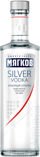 Водка Мягков Серебряная, 0.5 л