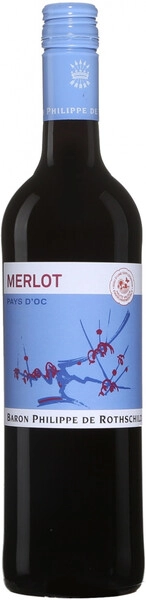 Вино Baron Philippe de Rothschild, Merlot, Vin de Pays d'Oc
