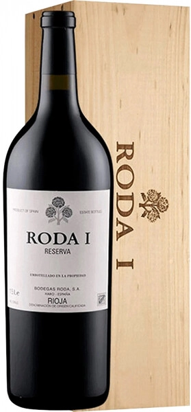 Вино Roda I Reserva, Rioja DOC, 2018, wooden box, 3 л